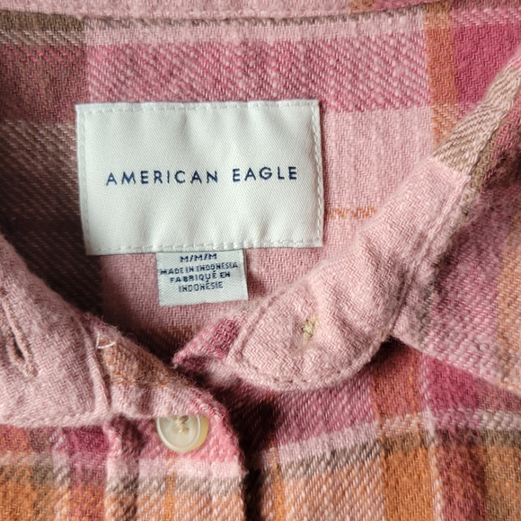 American Eagle Distressed Flannel - Picture 5 of 6